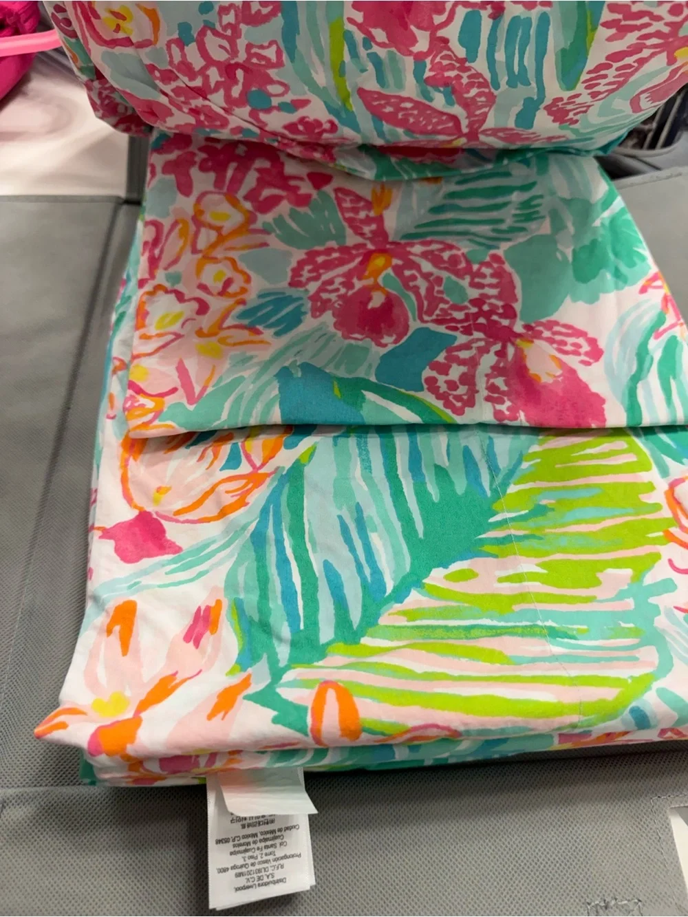 🌺 Pottery Barn Teen x Lilly Pulitzer Orchid King Sheet Set – VGUC 🌴💗